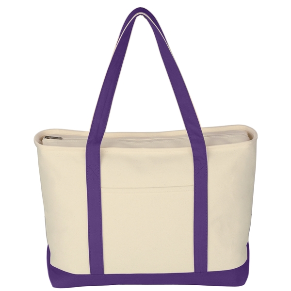 Large Heavy Cotton Canvas Boat Tote.  24 oz. Canvas. ... from ASI 61125 Hit Promotional Products / Hit®