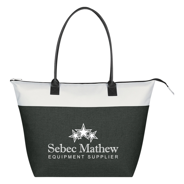 Regatta Tote Bag.  Made of Polycanvas.  Top Zippered Closure.... from ASI 61125 Hit Promotional Products / Hit®