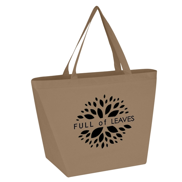 Non-Woven Budget Shopper Tote Bag.  Made of 80 Gram Non-Woven,... from ASI 61125 Hit Promotional Products / Hit®