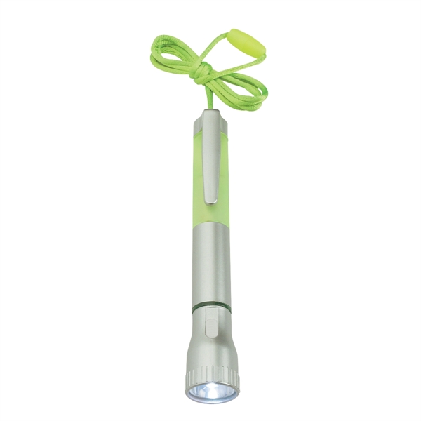 Flashlight with light up pen and extra bright LED light.... from ASI 61125 Hit Promotional Products / Hit®