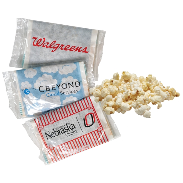 Microwave popcorn bag made of plastic.... from ASI 61125 Hit Promotional Products