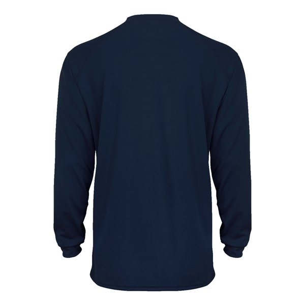 Long sleeve t-shirt with paneled shoulder for maximum movement, double-needle hem,... from ASI 37461 Augusta Sportswear