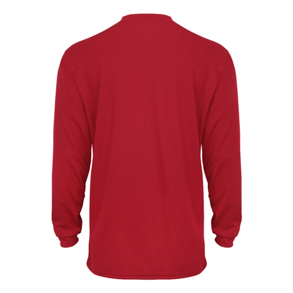Long sleeve t-shirt with paneled shoulder for maximum movement, double-needle hem,... from ASI 37461 Augusta Sportswear