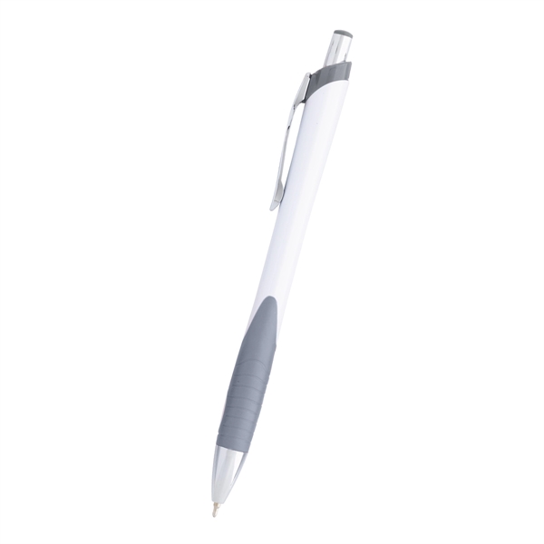 Sleek write Haven pen with low viscosity ink, a rubber grip... from ASI 61125 Hit Promotional Products