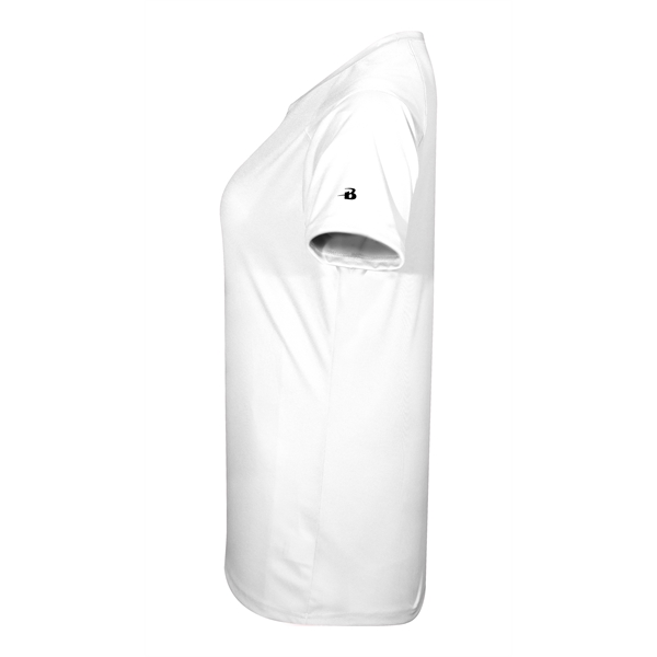 Girl's t-shirt with shoulder for maximum movement, self-fabric collar, double-needle hem.... from ASI 37461 Augusta Sportswear