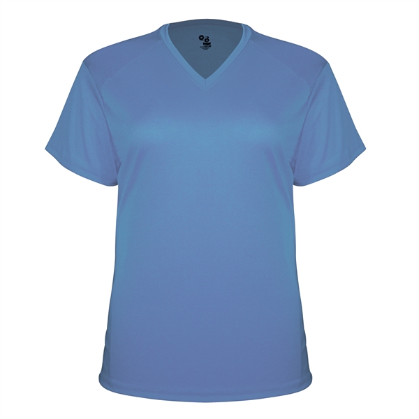 Girl's t-shirt with shoulder for maximum movement, self-fabric collar, double-needle hem.... from ASI 37461 Augusta Sportswear
