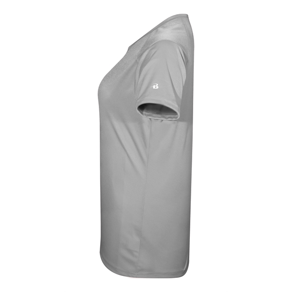 Girl's t-shirt with shoulder for maximum movement, self-fabric collar, double-needle hem.... from ASI 37461 Augusta Sportswear