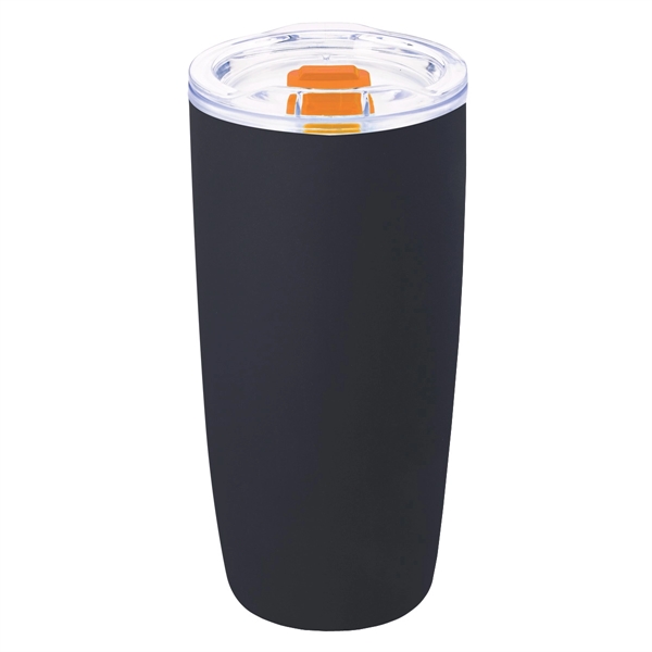 19 oz. matte black tumbler with double wall insulation and acrylic... from ASI 61125 Hit Promotional Products / Hit®