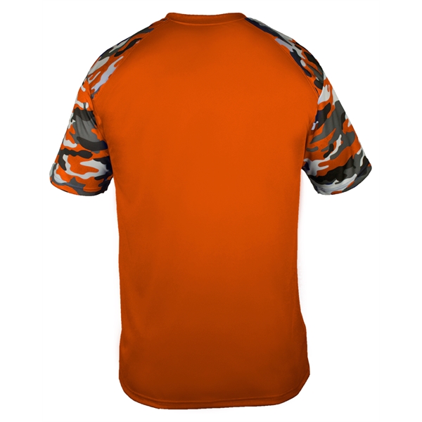 Camo sport tee with sublimated shoulder panels and sleeves, Badger sport... from ASI 37461 Augusta Sportswear