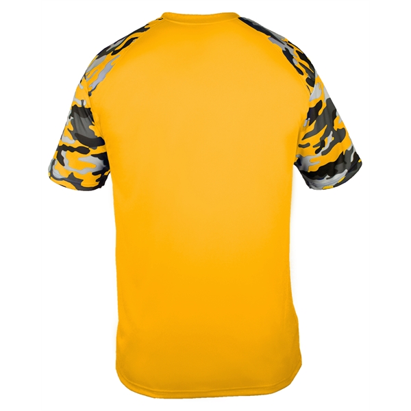 Camo sport tee with sublimated shoulder panels and sleeves, Badger sport... from ASI 37461 Augusta Sportswear
