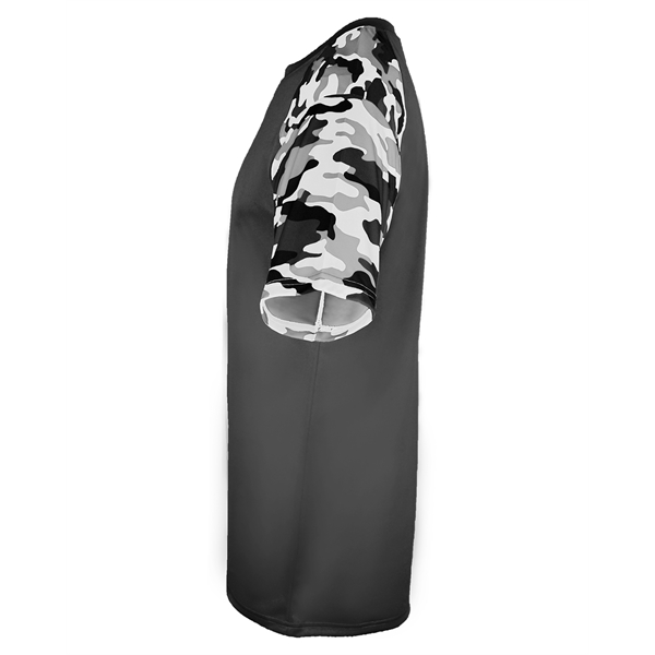 Camo sport tee with sublimated shoulder panels and sleeves, Badger sport... from ASI 37461 Augusta Sportswear