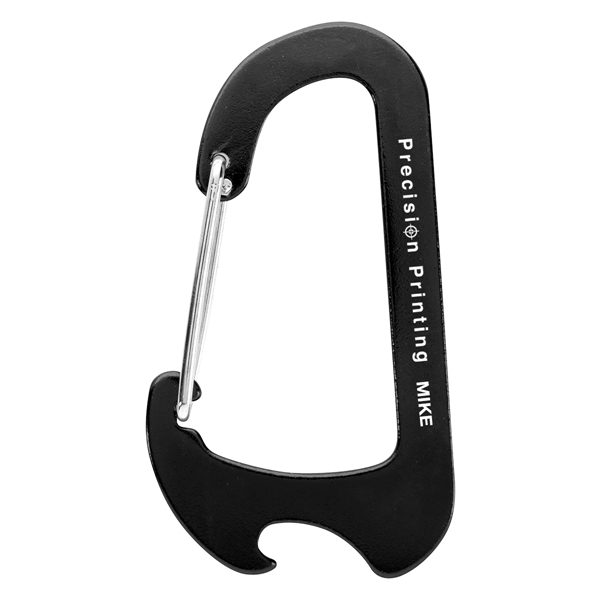 Flat carabiner that measures 1 3/4" x 3", is available in... from ASI 61125 Hit Promotional Products / Hit®