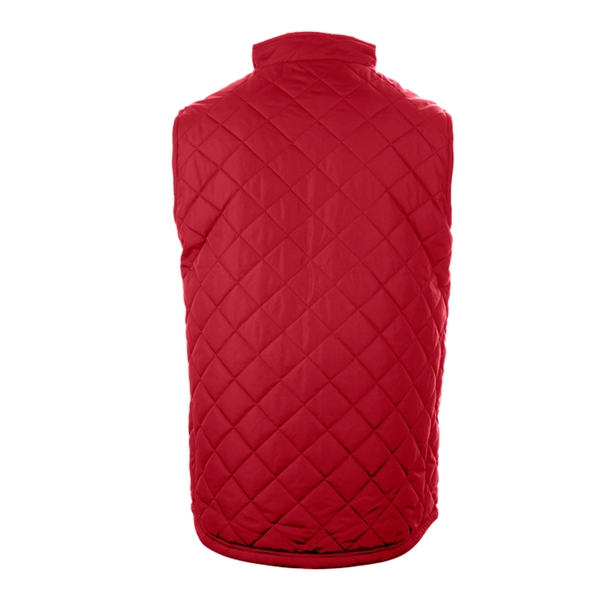 Women's quilted vest with wind and water resistant, self-fabric collar with... from ASI 37461 Augusta Sportswear