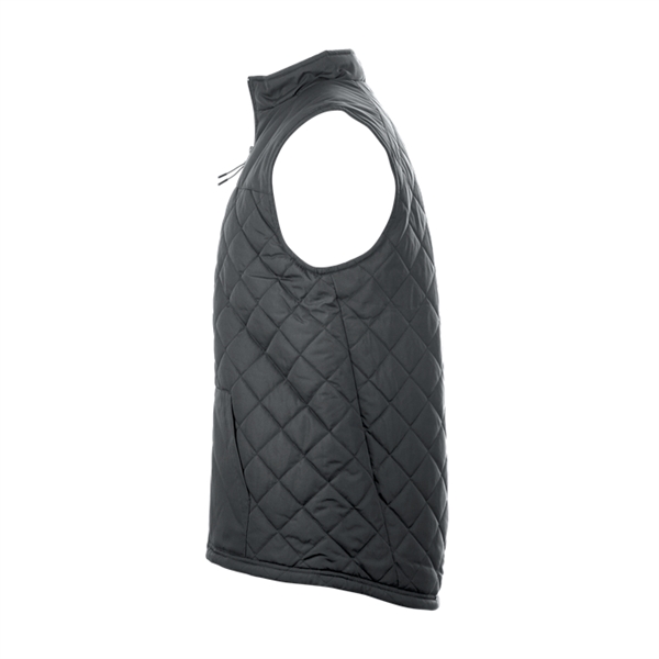 Quilted vest with wind and water resistant, self-fabric collar with full... from ASI 37461 Augusta Sportswear