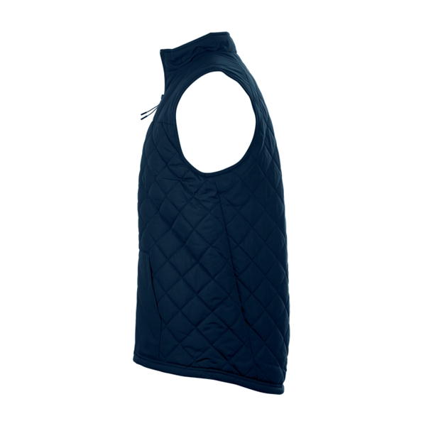 Quilted vest with wind and water resistant, self-fabric collar with full... from ASI 37461 Augusta Sportswear