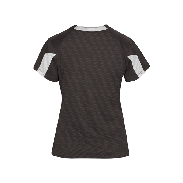 Women's placket with 100% polyester arrow mesh vented back for breathability,... from ASI 37461 Augusta Sportswear
