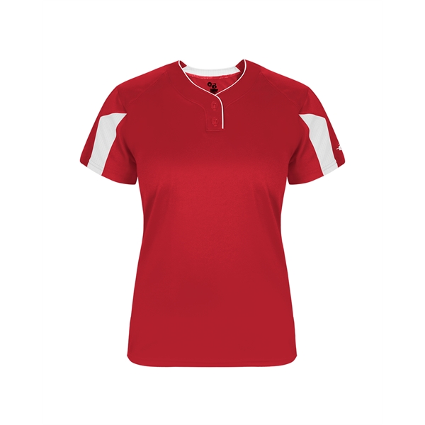 The Striker Girls Placket is made from 100% polyester moisture-management fabric... from ASI 37461 Augusta Sportswear