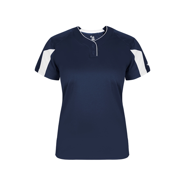 The Striker Girls Placket is made from 100% polyester moisture-management fabric... from ASI 37461 Augusta Sportswear