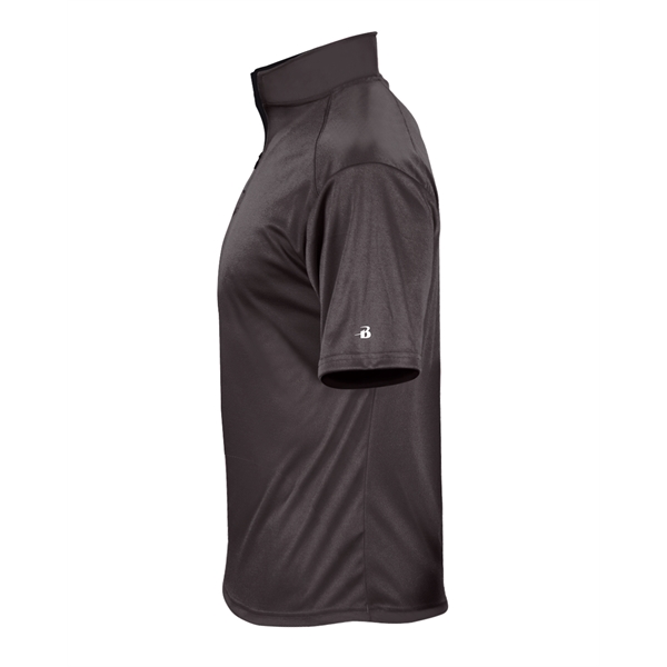 1/4 Zip Badger sport paneled shoulder for maximum movement, contrast zipper... from ASI 37461 Augusta Sportswear