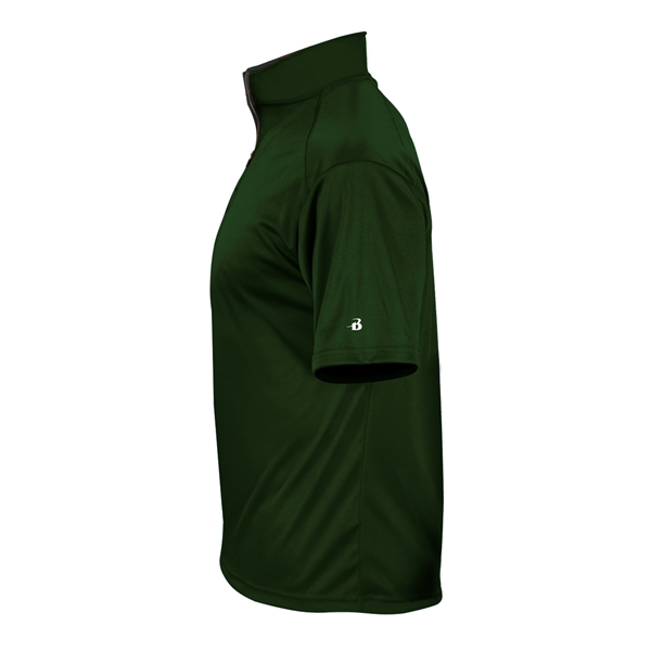 1/4 Zip Badger sport paneled shoulder for maximum movement, contrast zipper... from ASI 37461 Augusta Sportswear