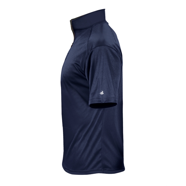 1/4 Zip Badger sport paneled shoulder for maximum movement, contrast zipper... from ASI 37461 Augusta Sportswear