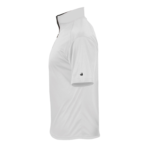 1/4 Zip Badger sport paneled shoulder for maximum movement, contrast zipper... from ASI 37461 Augusta Sportswear