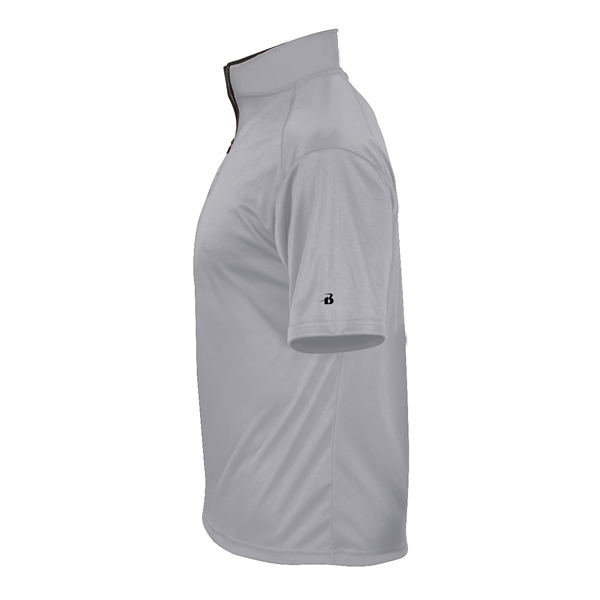 1/4 Zip Badger sport paneled shoulder for maximum movement, contrast zipper... from ASI 37461 Augusta Sportswear