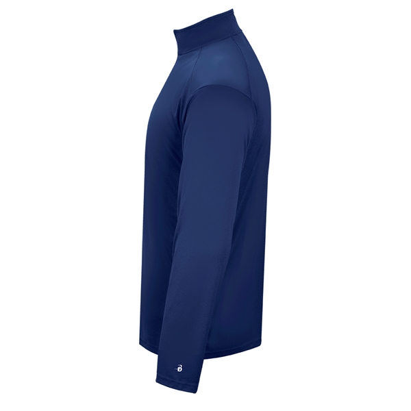 1/4 Zip Badger sport paneled shoulder for maximum movement, contrast zipper... from ASI 37461 Augusta Sportswear