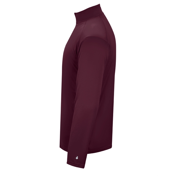 1/4 Zip Badger sport paneled shoulder for maximum movement, contrast zipper... from ASI 37461 Augusta Sportswear