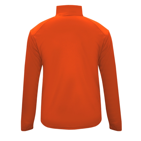 1/4 Zip Badger sport paneled shoulder for maximum movement, contrast zipper... from ASI 37461 Augusta Sportswear