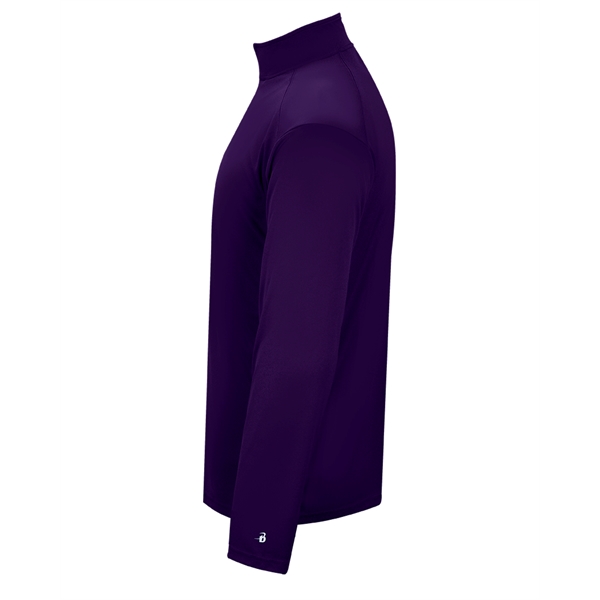 1/4 Zip Badger sport paneled shoulder for maximum movement, contrast zipper... from ASI 37461 Augusta Sportswear