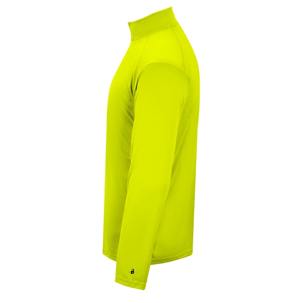 1/4 Zip Badger sport paneled shoulder for maximum movement, contrast zipper... from ASI 37461 Augusta Sportswear