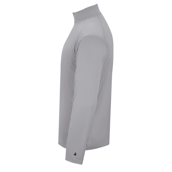 1/4 Zip Badger sport paneled shoulder for maximum movement, contrast zipper... from ASI 37461 Augusta Sportswear