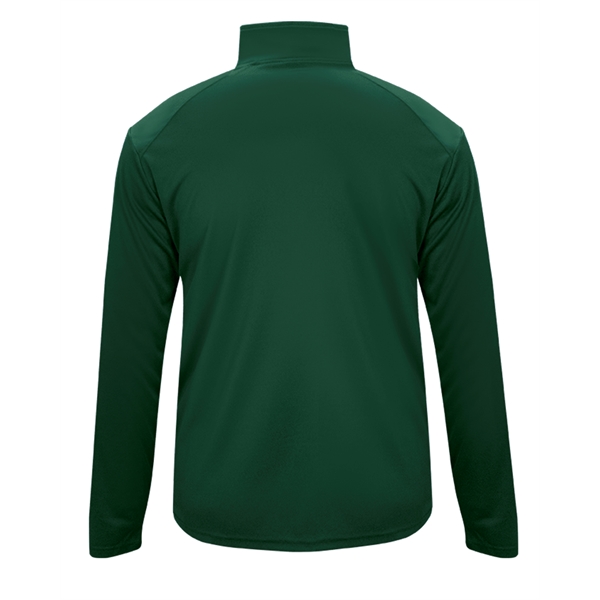 1/4 Zip with Badger sport paneled shoulder for maximum movement.... from ASI 37461 Augusta Sportswear