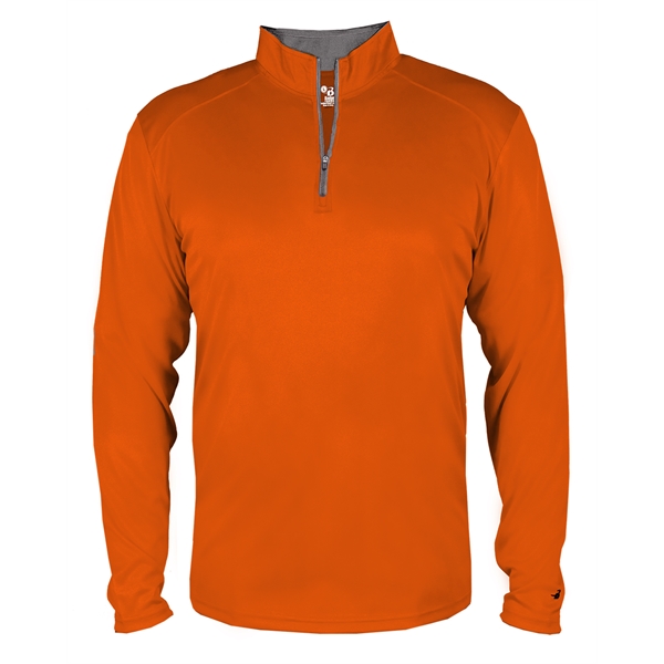 1/4 Zip with Badger sport paneled shoulder for maximum movement.... from ASI 37461 Augusta Sportswear