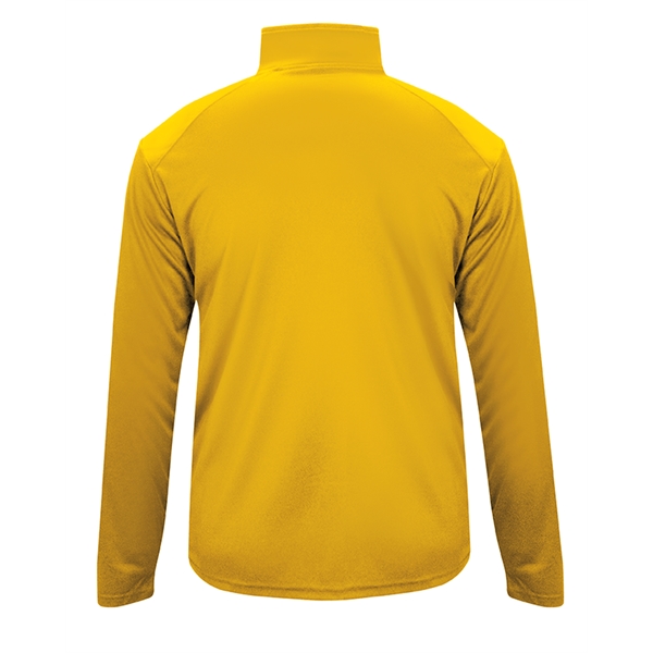 1/4 Zip with Badger sport paneled shoulder for maximum movement.... from ASI 37461 Augusta Sportswear