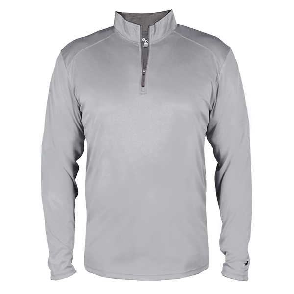 1/4 Zip with Badger sport paneled shoulder for maximum movement.... from ASI 37461 Augusta Sportswear