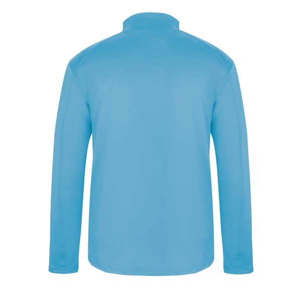 1/4 Zip Badger sport paneled shoulder for maximum movement, self-fabric collar... from ASI 37461 Augusta Sportswear