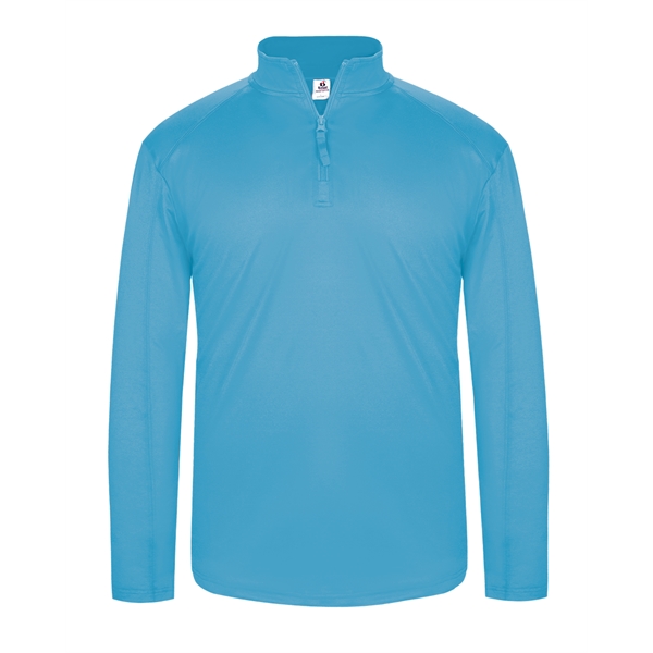 1/4 Zip Badger sport paneled shoulder for maximum movement, self-fabric collar... from ASI 37461 Augusta Sportswear