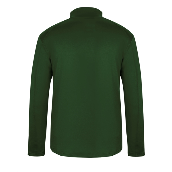 1/4 Zip Badger sport paneled shoulder for maximum movement, self-fabric collar... from ASI 37461 Augusta Sportswear