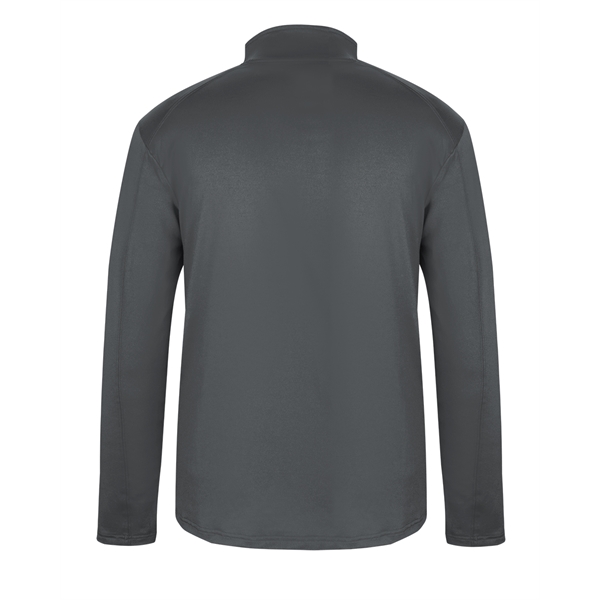 1/4 Zip Badger sport paneled shoulder for maximum movement, self-fabric collar... from ASI 37461 Augusta Sportswear