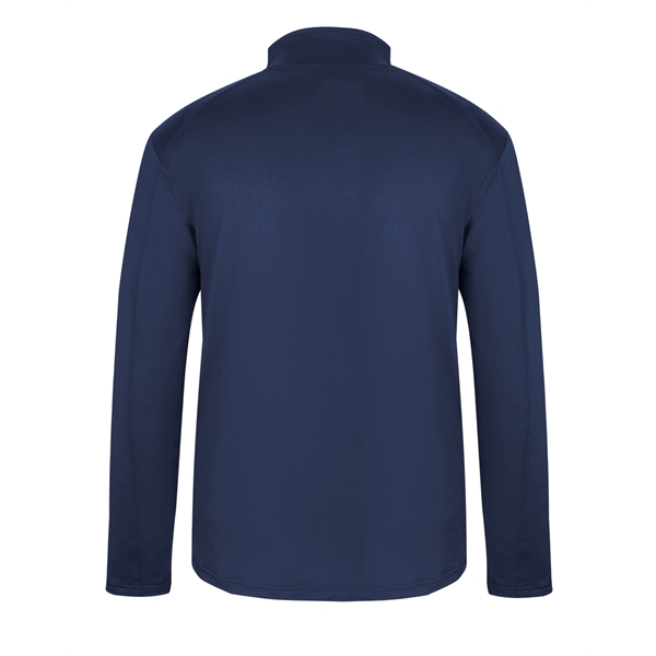 1/4 Zip Badger sport paneled shoulder for maximum movement, self-fabric collar... from ASI 37461 Augusta Sportswear