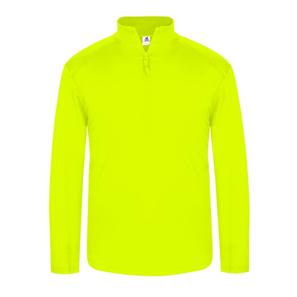 1/4 Zip Badger sport paneled shoulder for maximum movement, self-fabric collar... from ASI 37461 Augusta Sportswear