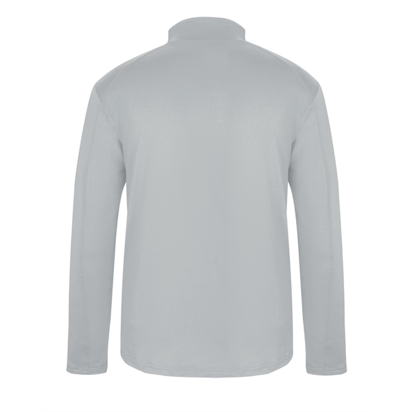 1/4 Zip Badger sport paneled shoulder for maximum movement, self-fabric collar... from ASI 37461 Augusta Sportswear
