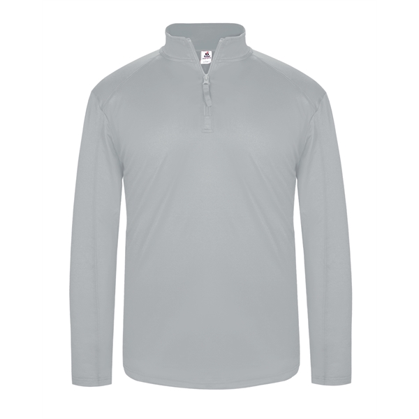 1/4 Zip Badger sport paneled shoulder for maximum movement, self-fabric collar... from ASI 37461 Augusta Sportswear