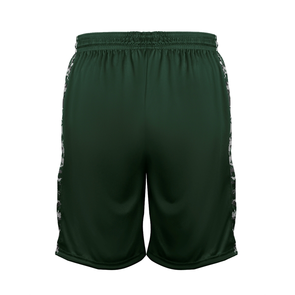 Youth shorts with sublimated digital side inserts, two deep side pockets,... from ASI 37461 Augusta Sportswear