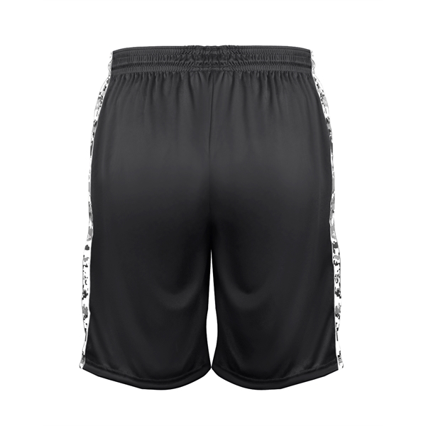 Youth shorts with sublimated digital side inserts, two deep side pockets,... from ASI 37461 Augusta Sportswear