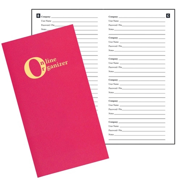 Online/Password Organizer Large Twilight Cover 20 Pages... from ASI 76575 Payne Publishers Inc / Payne Publishers