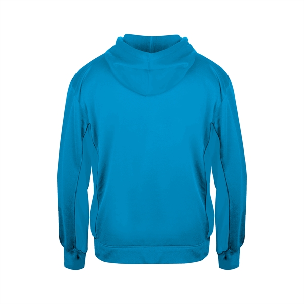 Youth fleece hood with no drawcord, textured waffle weave side and... from ASI 37461 Augusta Sportswear