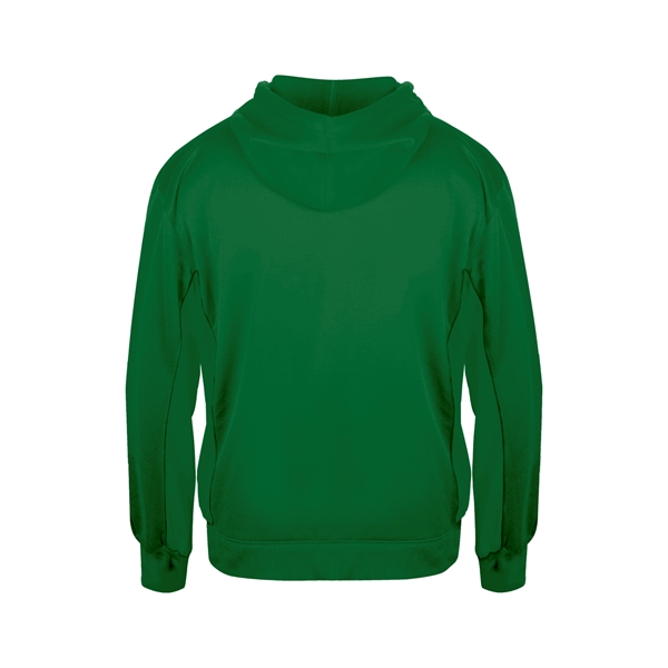 Youth fleece hood with no drawcord, textured waffle weave side and... from ASI 37461 Augusta Sportswear